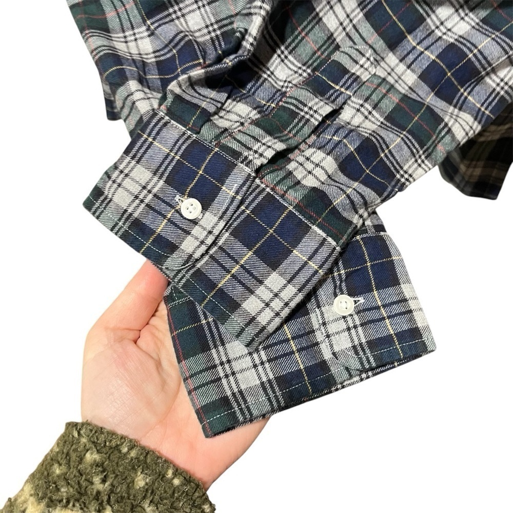 Frank And Eileen Women’s Finbar Blue Plaid Button Down Shirt - Picture 2 of 13